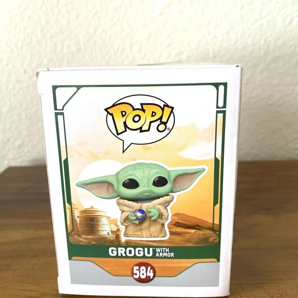 Funko Pop! Star Wars Grogu With Armor Bobblehead #584